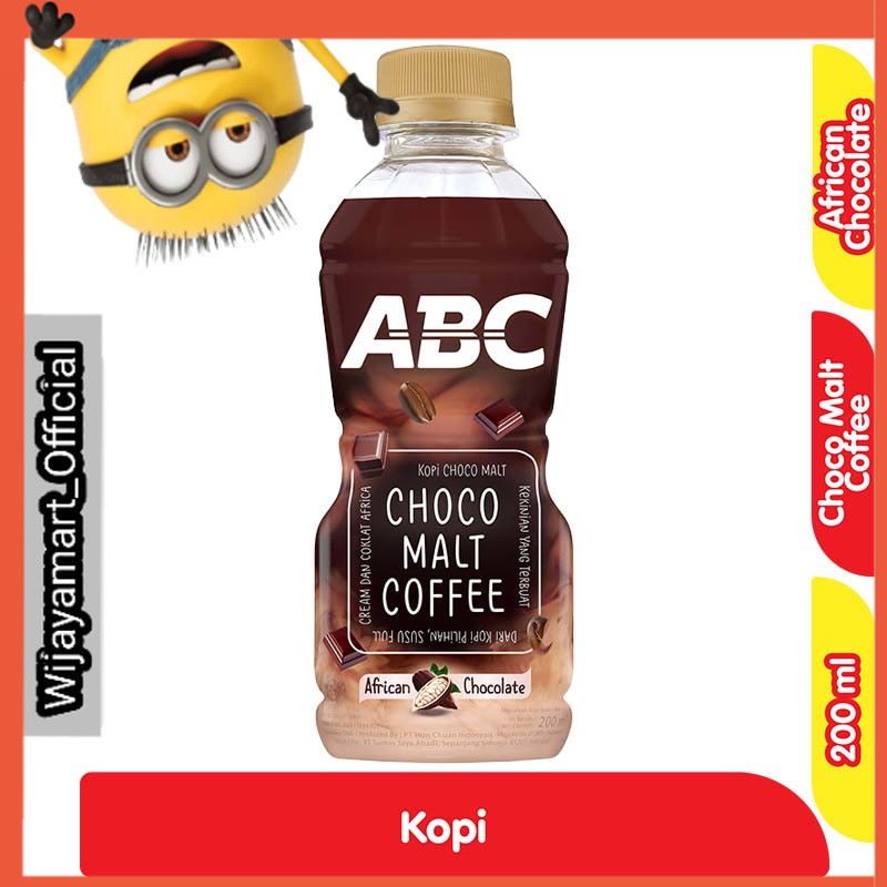 

ABC Minuman Kopi Chocomalt Pet 200 ml