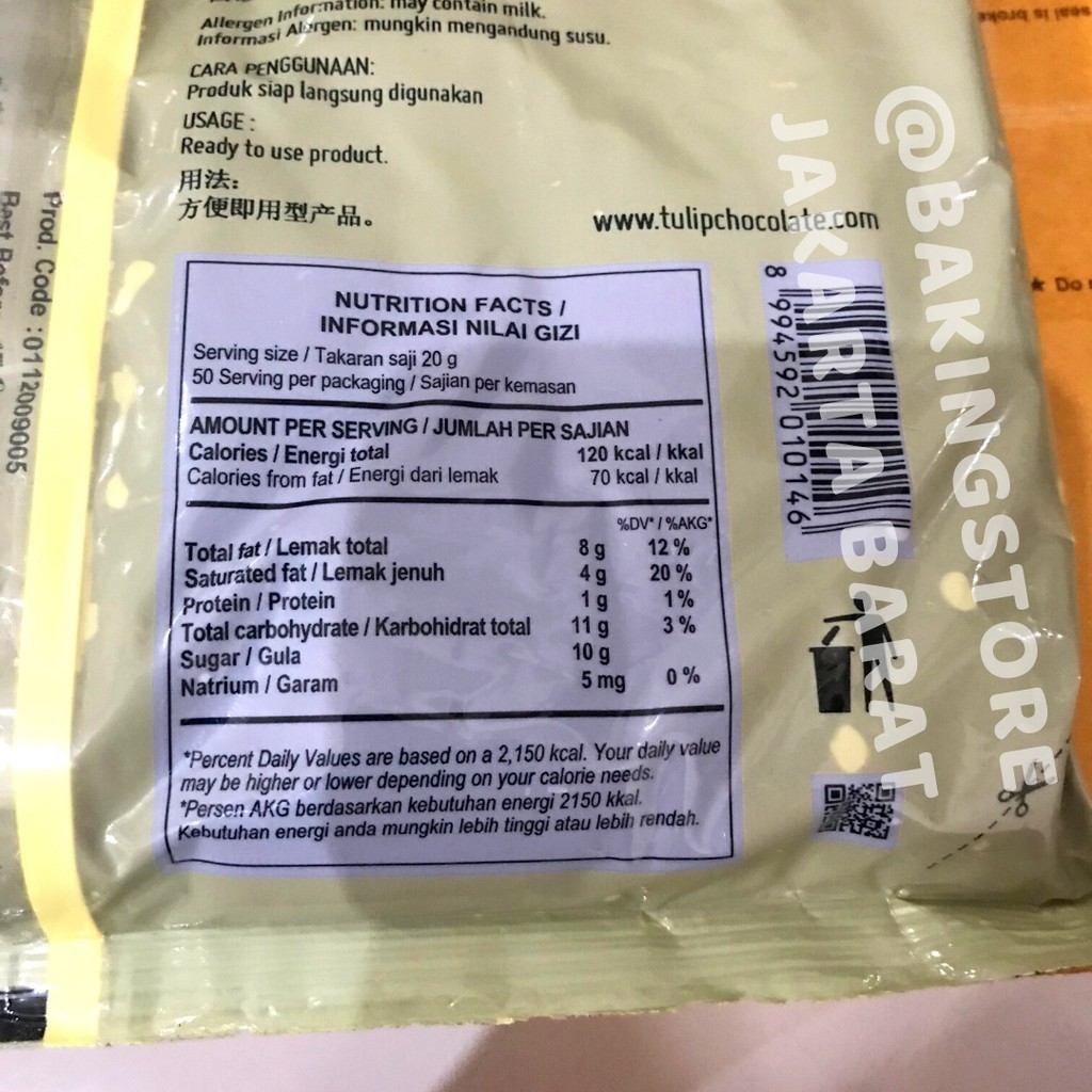 

RB Filling Tulip Coklat - Chocolate Pasta 1kg