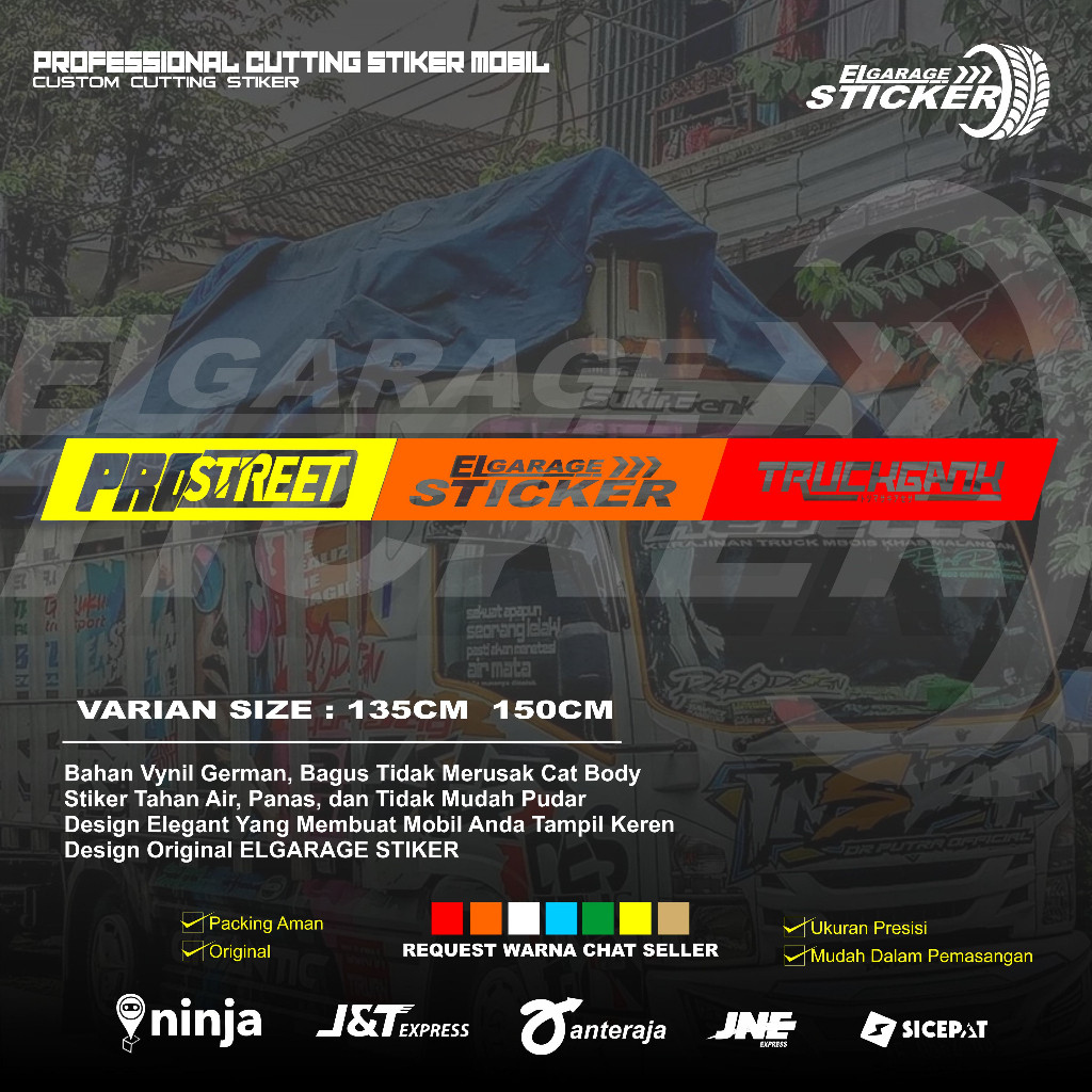 stiker kaca depan mobil truk variasi kaca depan mobil truk pick up bisa request