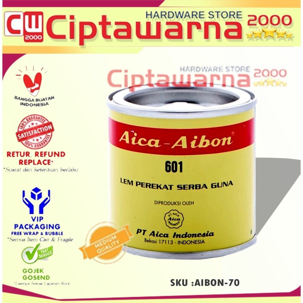 

Lem aibon aica Perekat Serba guna 70 gram