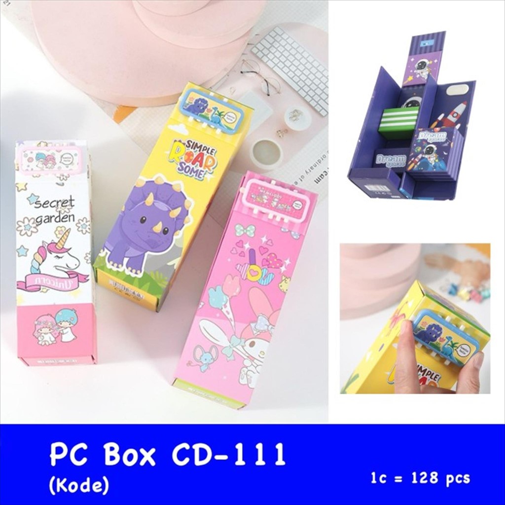 

CD-111 Pensil Case/Tempat Pensil Box CD-111 (PCS) Pensil case