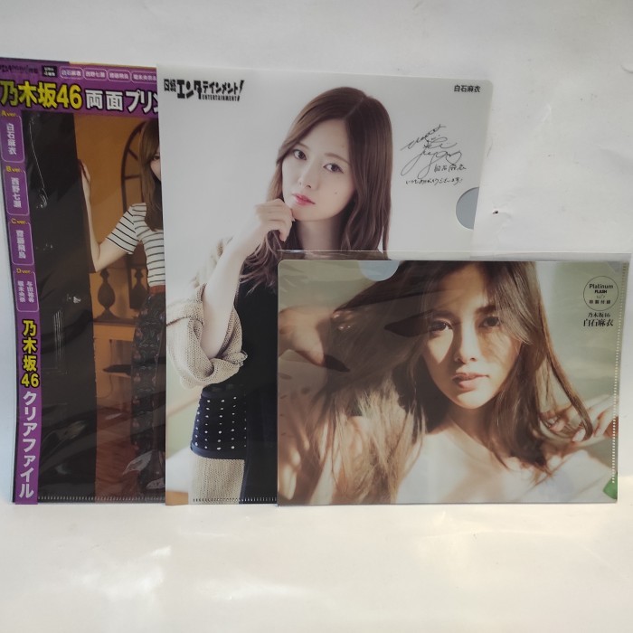 

Clearfile Shiraishi Mai satuan A4 dan A5 Nogizaka46
