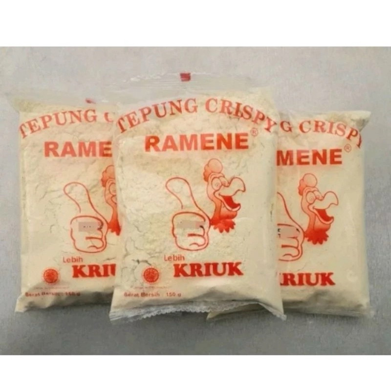 

TEPUNG CRISPY / TEPUNG KRIUK CAP RAMENE 140gr