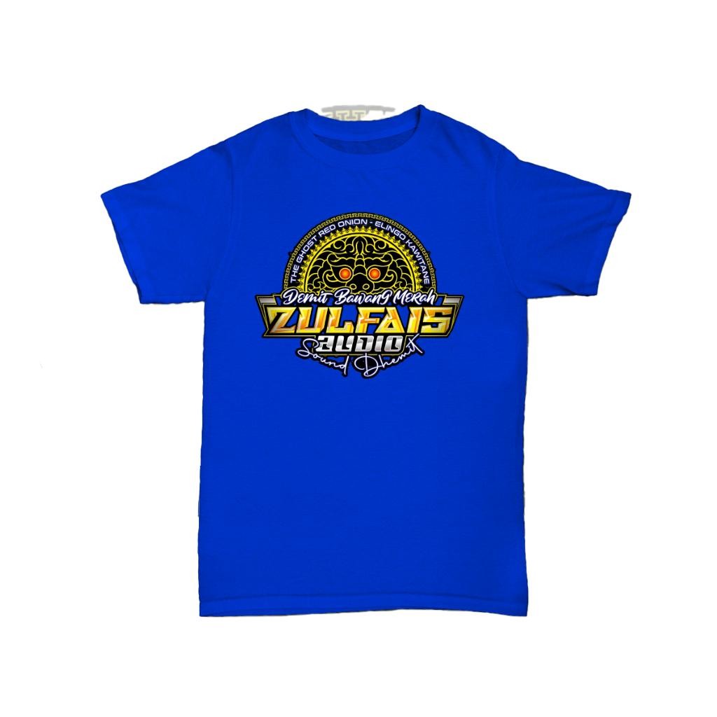 [COD] Kaos Anak Sound System Zulfais Audio Baju Premium Fashion Distro Katun Combed 30s Hitam Putih 