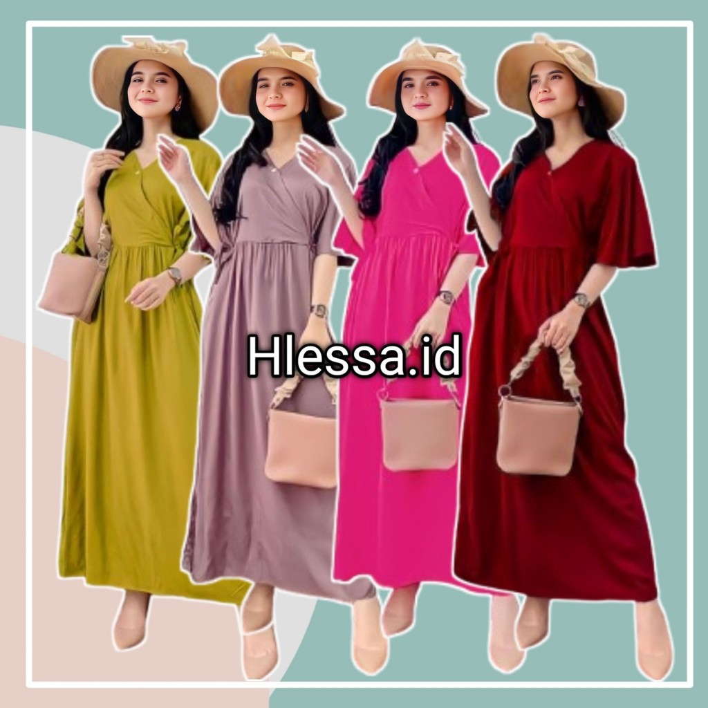 DASTER KIMONO POLOS PANJANG DEWASA SEMATA KAKI