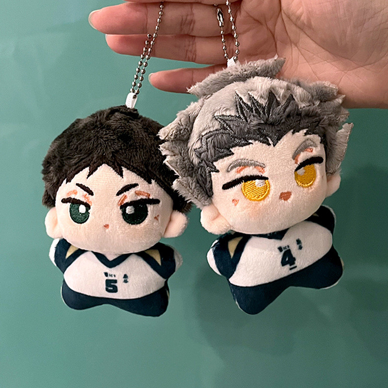 12cm Haikyuu Starfish Cotton Doll Kotaro Bokuto Akaashi Keiji Soft Stuffed Plush Toys Sofa Decoratio
