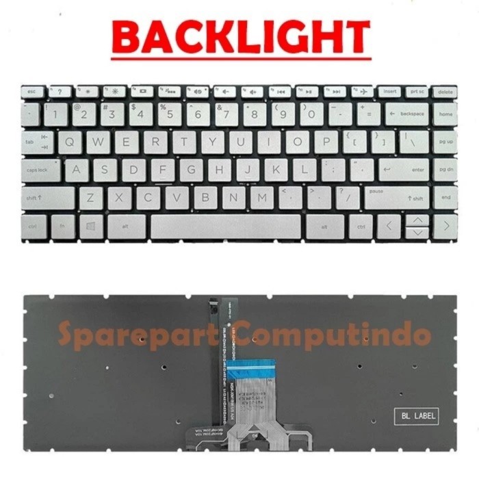 keyboard Hp 14s-fq1032au 14s-fq0591au 14s-fq1135au Backlight