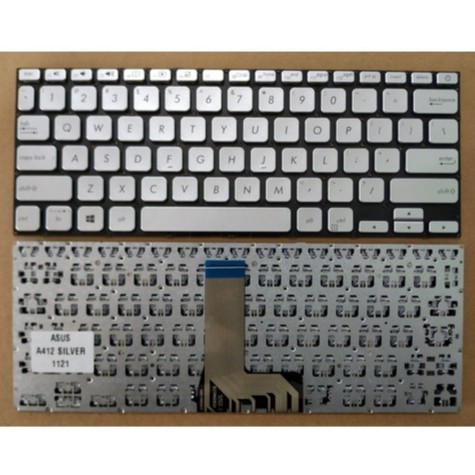 Keyboard Asus Vivobook A412 X412 A412DA A412FL A412F Silver
