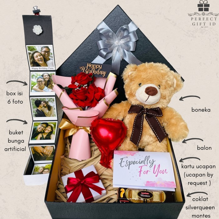 

PROMO!! - Kado Ulang Tahun / Kado Anniversary/ Hampers Bunga Boneka/Hadiah Ultah - Bunga& Bnk Saja, Happy Birthday