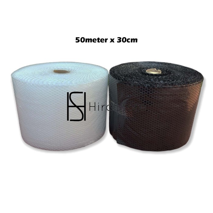 

PROMO!! - bubblewrap 50 meter x 30 cm plastik bubble tebal bubble wrap - Hitam SUper Eco