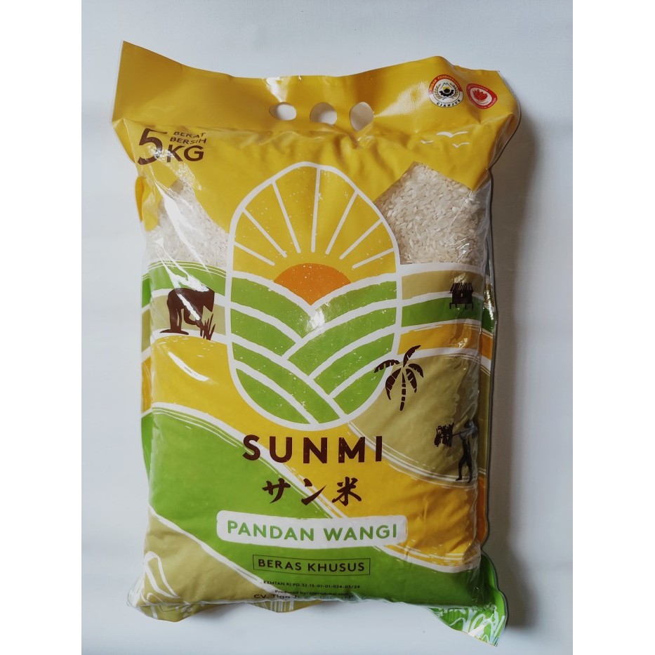 

Beras Premium 5kg Sunmi pandan wangi