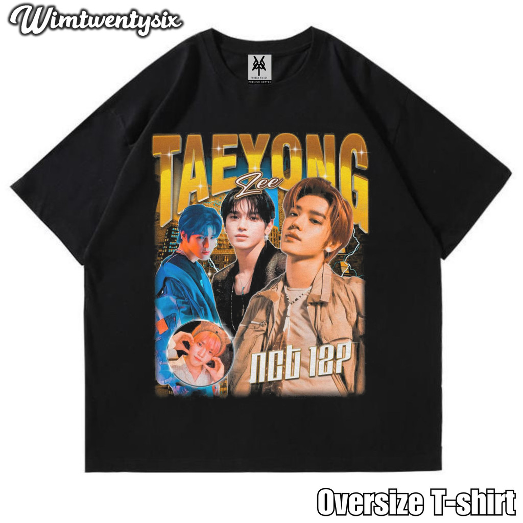 KAOS OVERSIZE | VINTAGE | T-SHIRT OVERSIZE | KAOS NCT 127 LEE TAEYONG