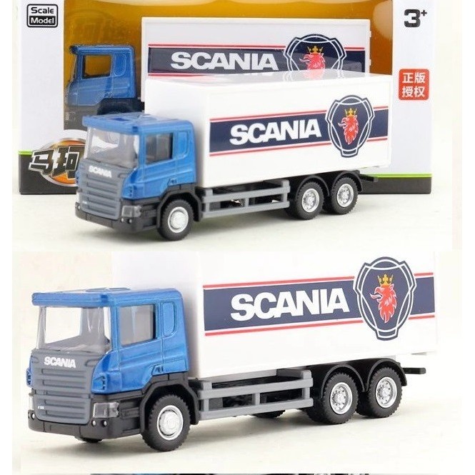 Diecast Miniatur RMZ City Truck Container Scania P-series