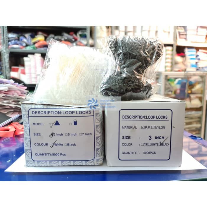 1 Kotak Loop Pin 3" / String Pin / Lock Pin 3 Inch (5000 pcs) RJT
