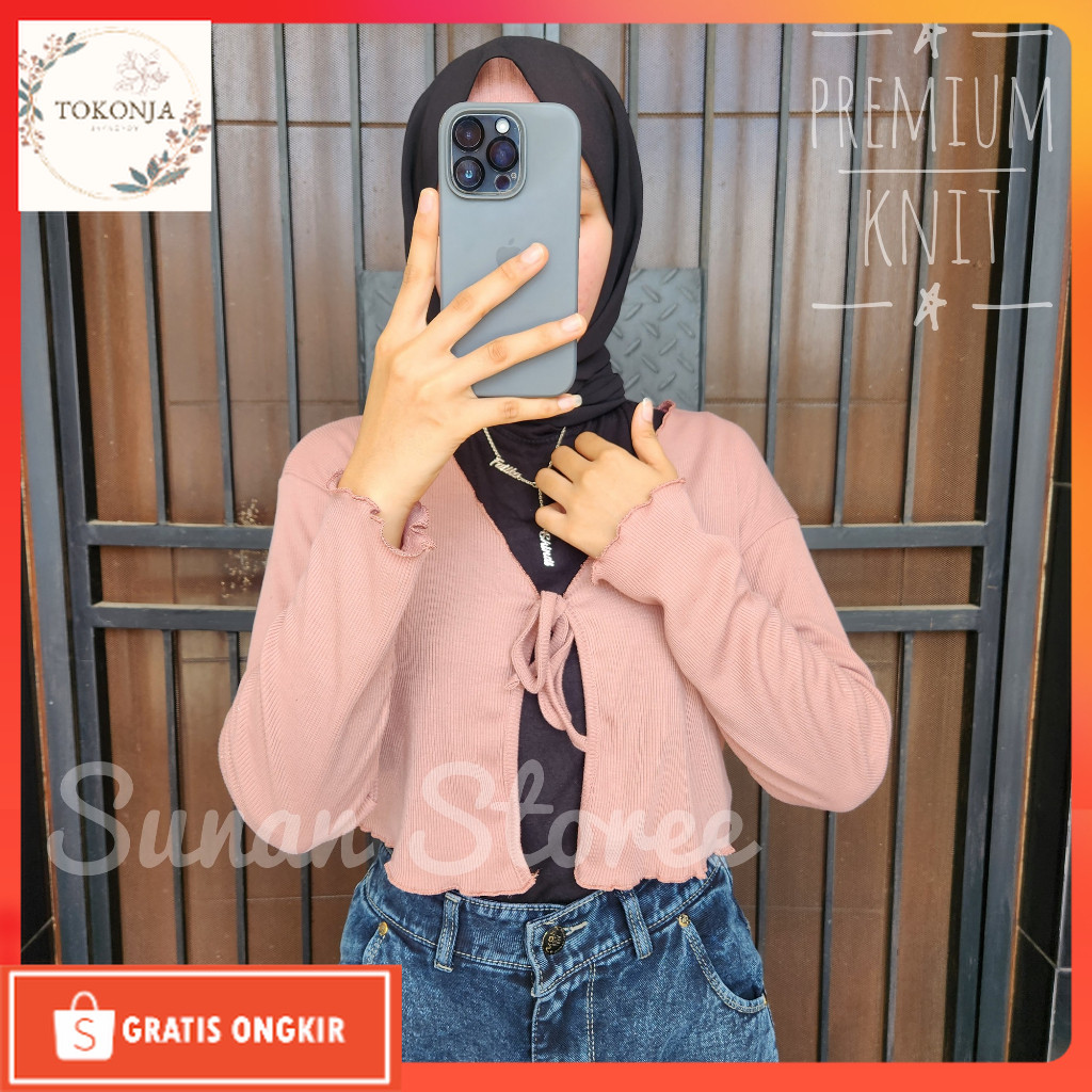 Cardigan Korea / CARDIGAN CROP / CARDIGAN RAJUT CROP / CARDIGAN KOREA BY SUNAN STOREE