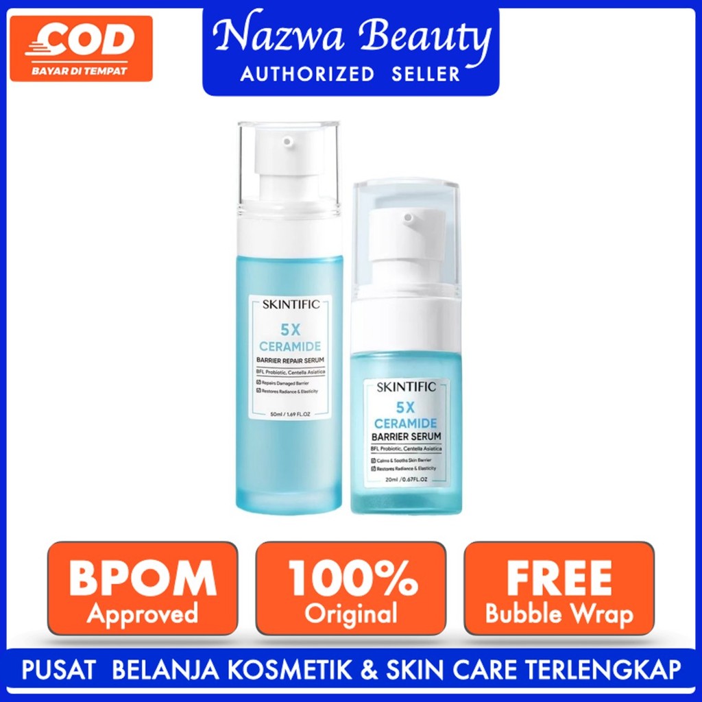 Nazwa Beauty SKINTIFIC 5X Ceramide Barrier Serum 20ml | Merawat skin barrier Serum Mencerahkan Dark 