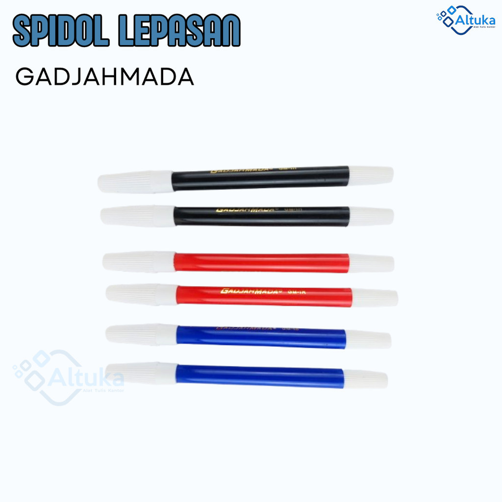 

Spidol Lepasan GadjahMada / Alat Tulis Spidol Kecil GadjahMada Warna