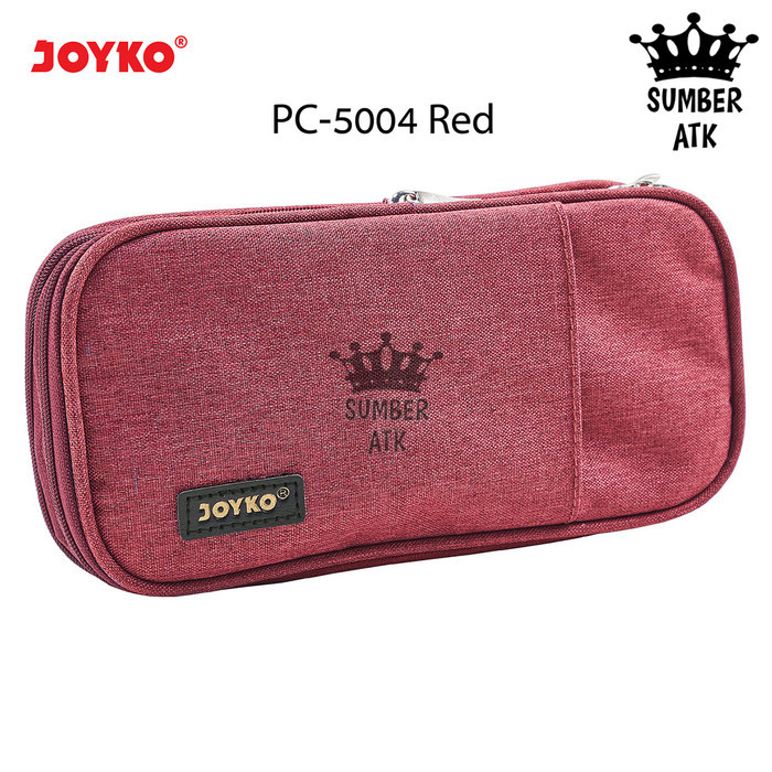 

[Promo] Kotak Tempat Pensil Pencil Case Joyko PC-5004 - Red