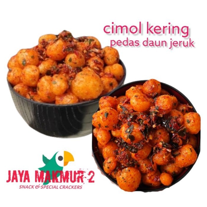 

250gram cimol kering pedas daun jeruk /emplod /endog lewo - pedas daun jeruk, 250gram