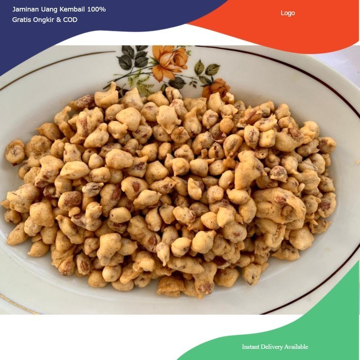 

Snack kiloan Kacang Bandung 250grm