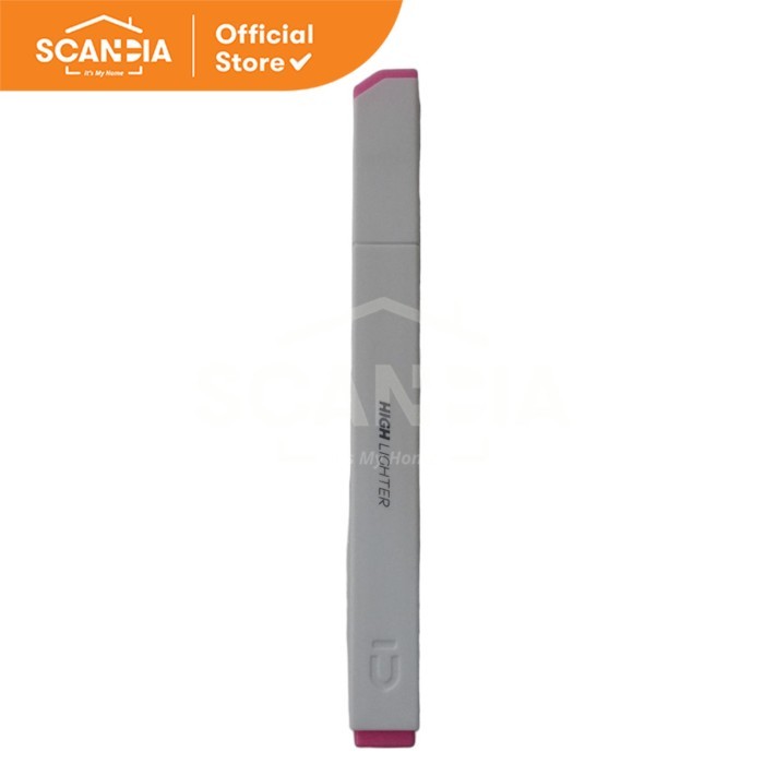 

SCANDIA Highlighter Ultra Simple Square Shape Pink (AHMU16002)