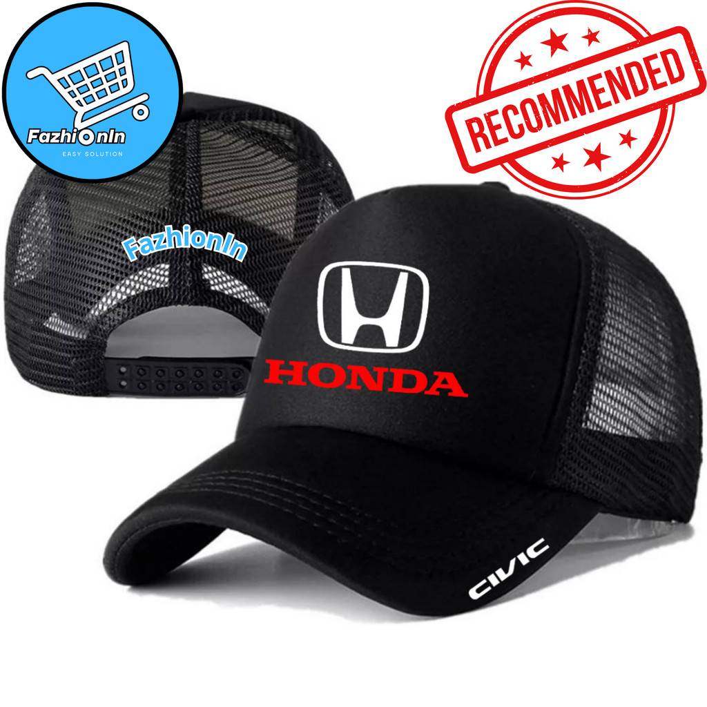 FazhiionIn Topi Trucker HONDA CIVIC - Topi Distro HONDA CIVIC Logo - Topi HONDA CIVIC Premium - Topi