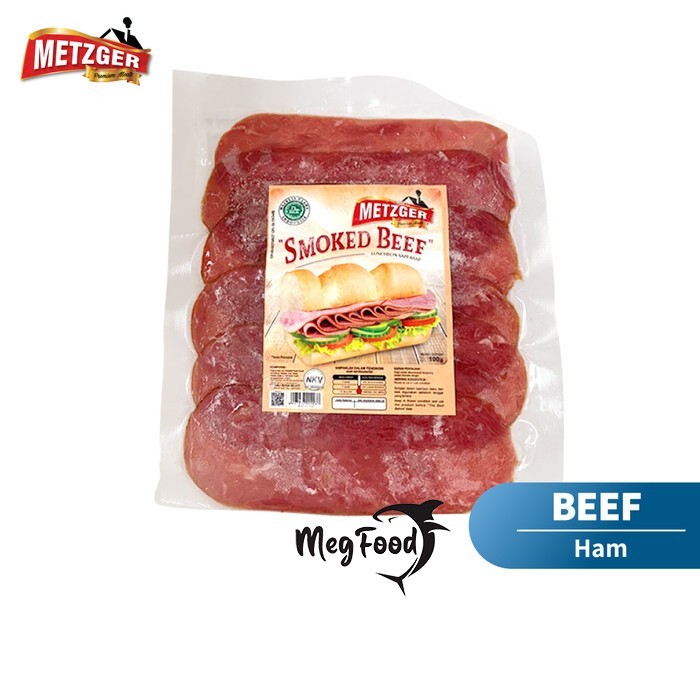 

Metzger Smoked Beef Sliced|Daging Sapi Asap 100gr