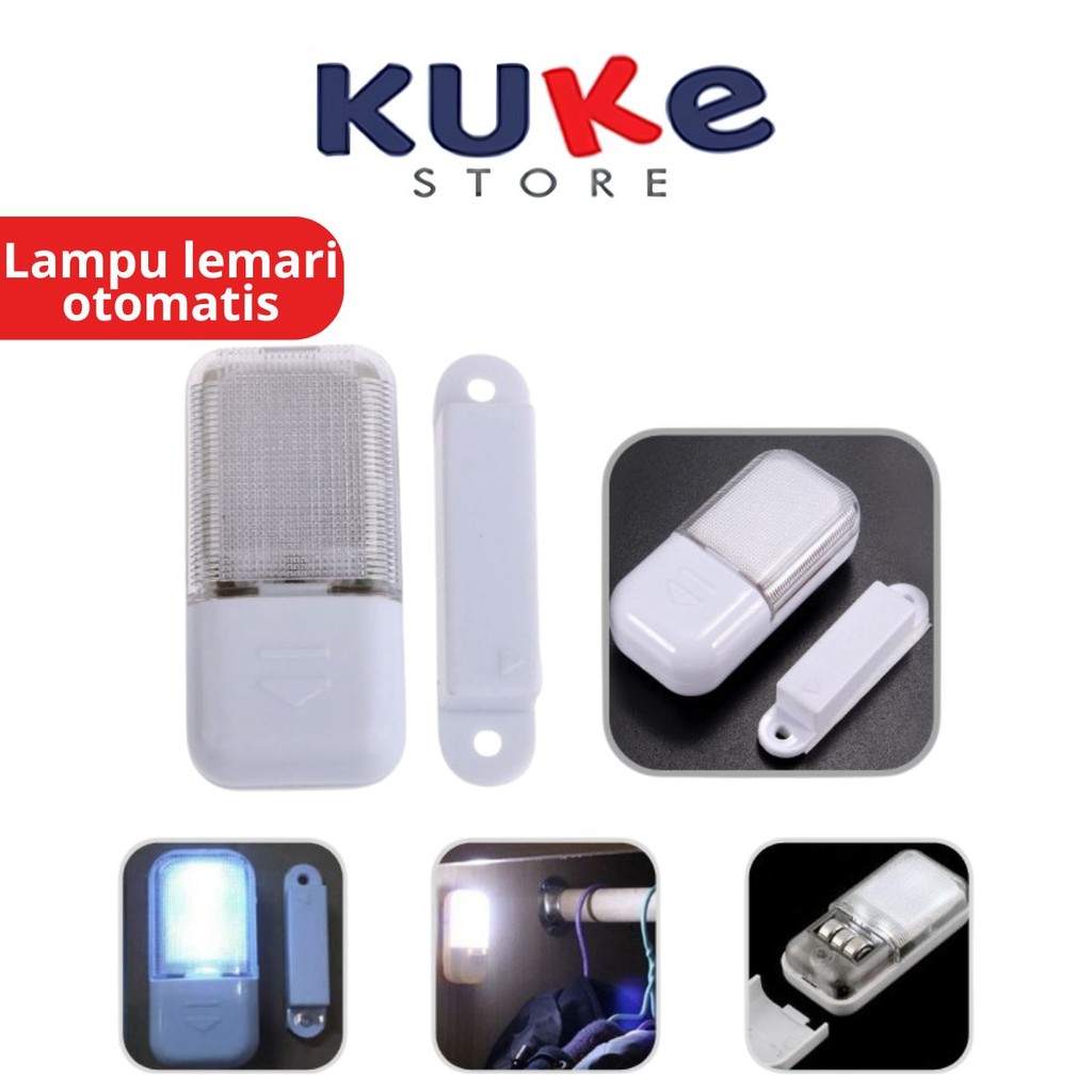 KUKE Lampu Lemari Laci Otomatis Sensor Gerak Lamp Closet Tanpa Listrik