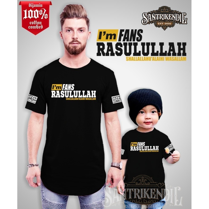 KAOS DAKWAH ISLAMI / KURTA KUFI FANS RASULULLAH
