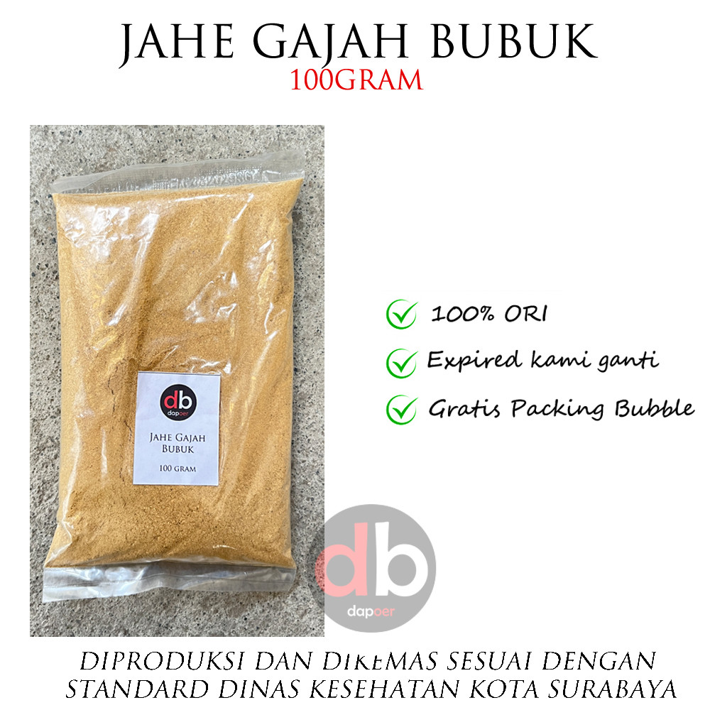 

Jahe Bubuk 100% Murni 100g