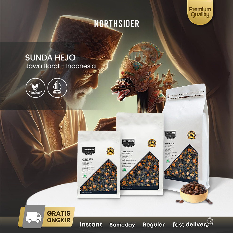 

Original Kopi arabika Sunda Hejo fully-washed coffee