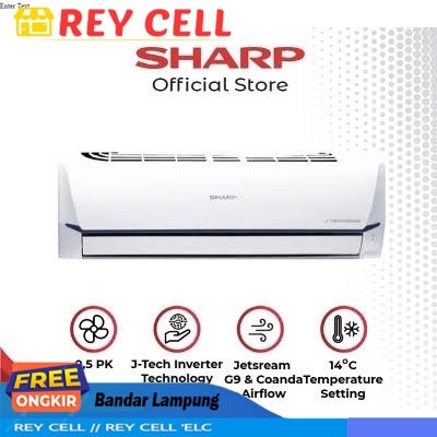 AC SHARP 1/2 PK INVERTER AH-X6BEY J-TECH INVERTER GARANSI RESMI