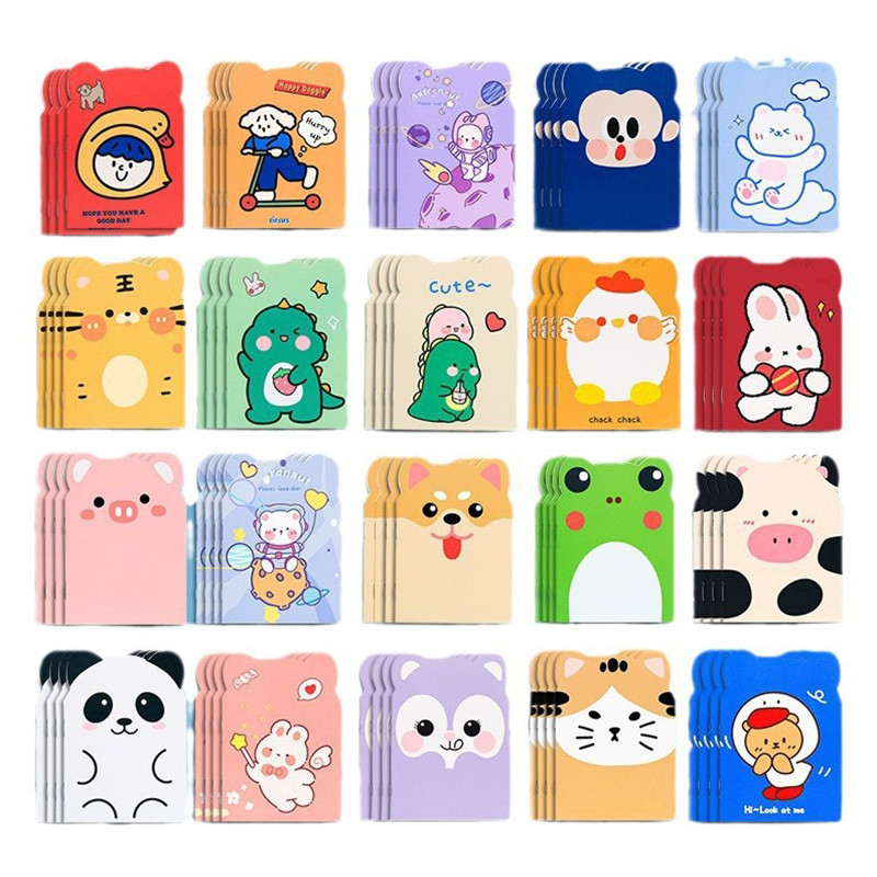 

20pcs Cartoon Cute Mini Notebook Portable Small Note Diary Children's Pocket Book Prize Small Booklet