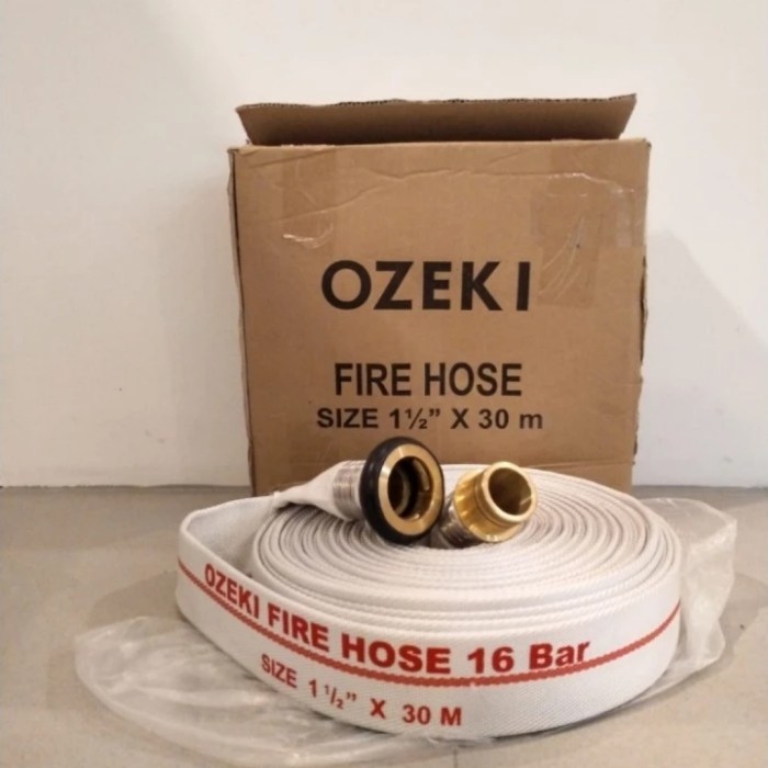 Ozeki Fire Hose 16Bar Selang Pemadam Api Ozeki Kanvas 1.5" X 30 M