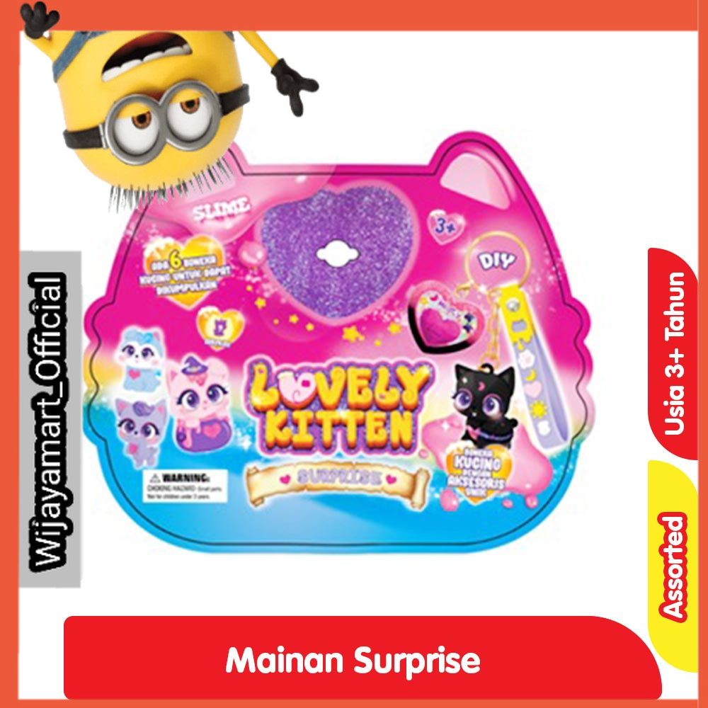 

Lovely Kitten Surprise Mainan Anak Assorted
