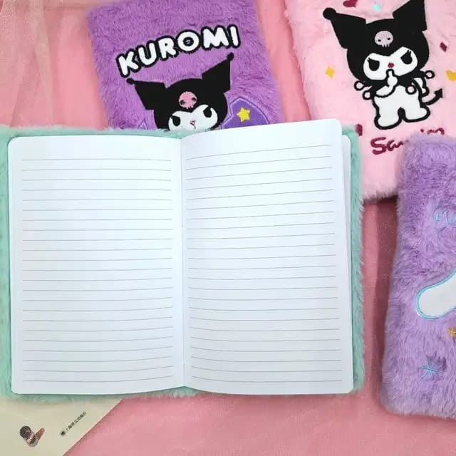 

NotBuku Bulu Sanrio Kuromi Buku Diary Jurnal Bulu A5 - NBU-075 RB9