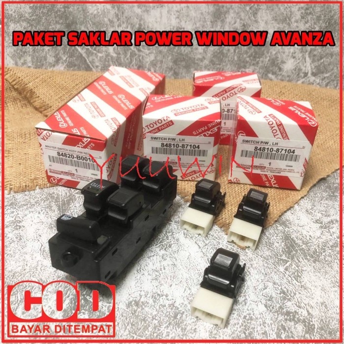 PAKET SAKLAR POWER WINDOW AVANZA AUTO - SAKLAR POWER WINDOW AVANZA