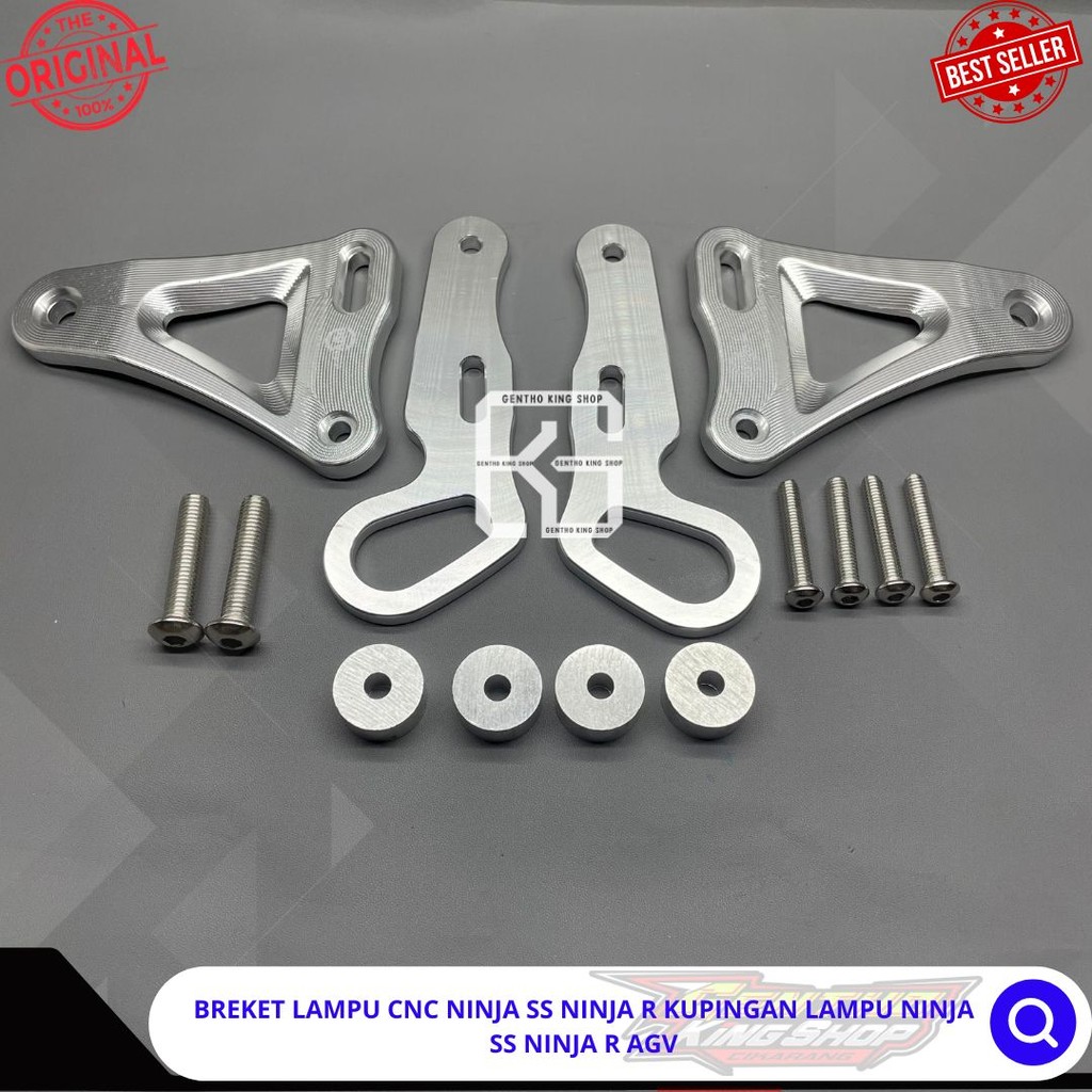BREKET LAMPU CNC NINJA SS NINJA R KUPINGAN LAMPU NINJA SS NINJA R AGV