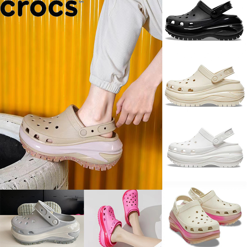 Sandal Wanita CROCS Classic Mega Crush Clog  Crocs Mega Crush Clog Sandal Woman