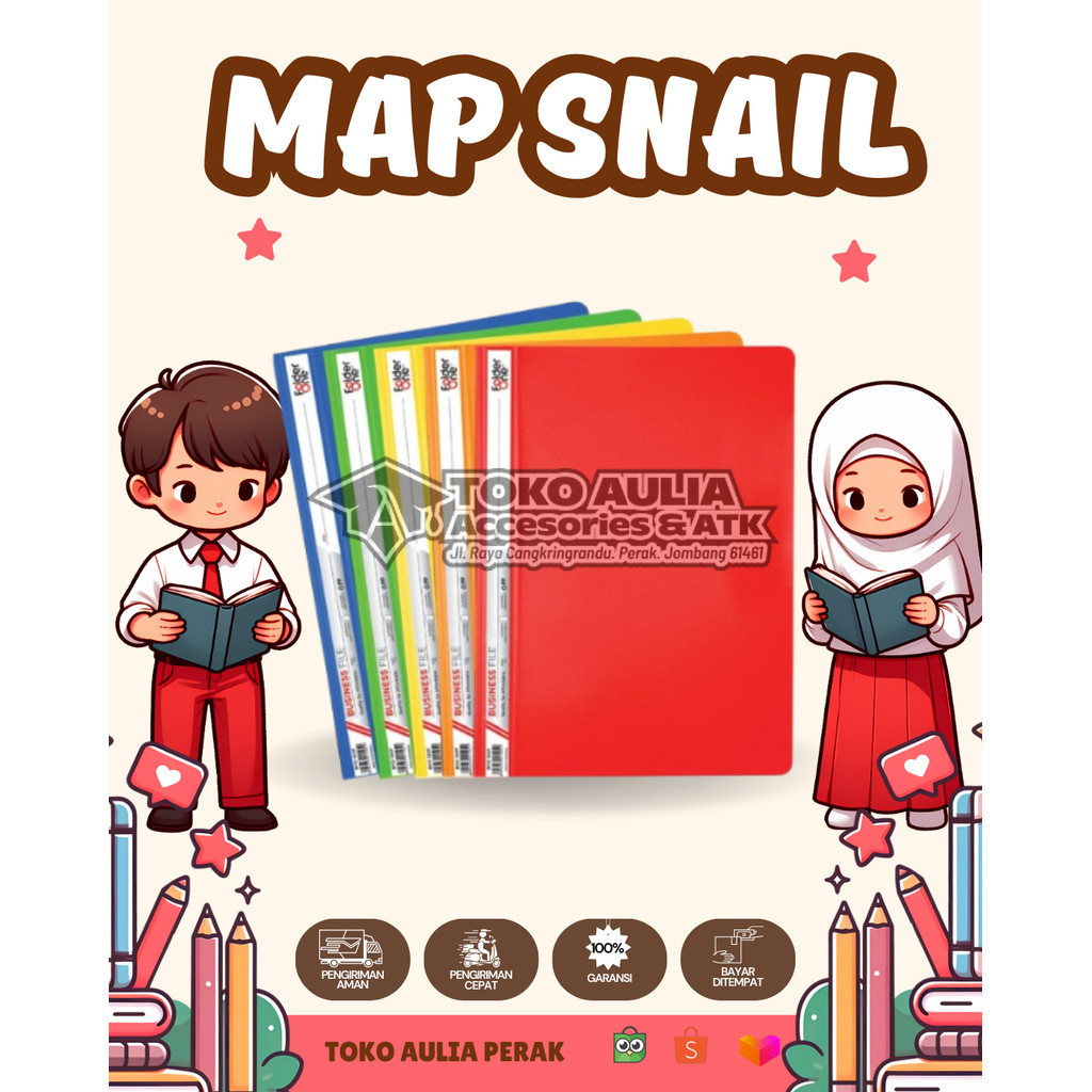 

Map sekolah 12 pcs Map Bisnis / Bisnis file folio / F4 Map Snel Hecter Murah/ Map murah