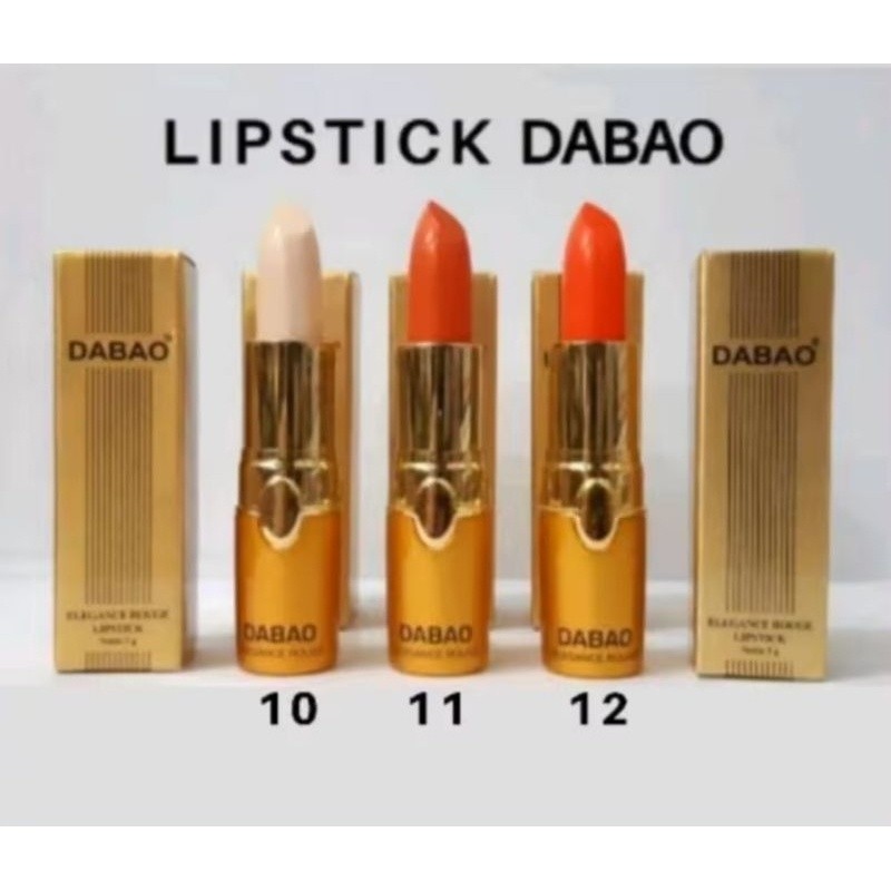 Lipstik DABAO Elegece Rouge Lipstik Gold BPOM ORIGINAL / Lipstik DABAO