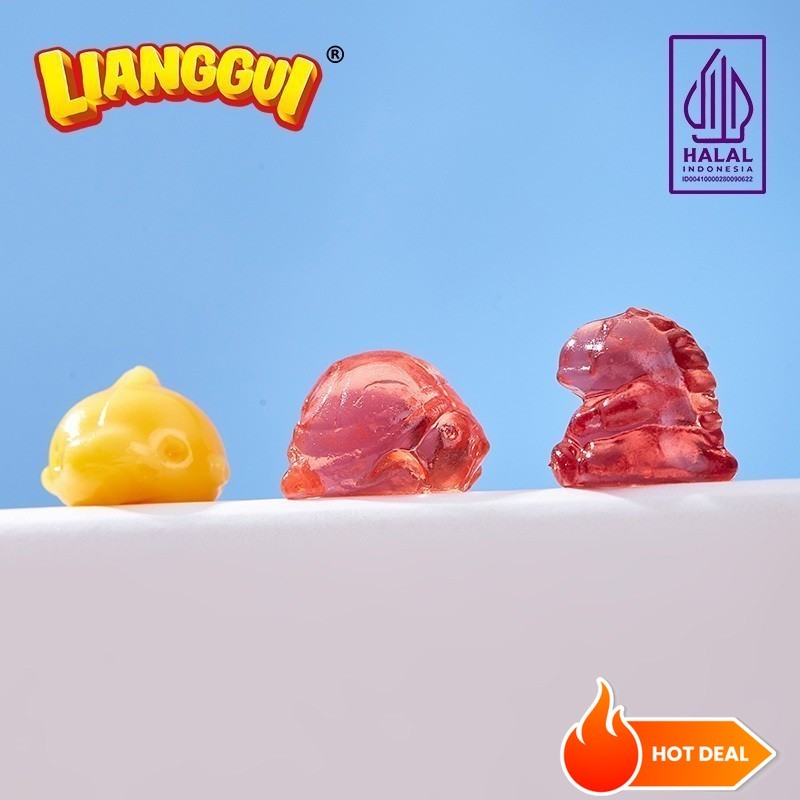 

[Permen kupas viral] [Mendukung COD]LIANGGUI HALAL Mango Flavoured Candy Grape and Strawberry Fudge Mangga Anggur Jelly | Jelly Varian Rasa Permen yang enakSuprise Candy 3 Varian Rasa | Permen Buah Rasa ( Mangga , Anggur dan Strawberry )