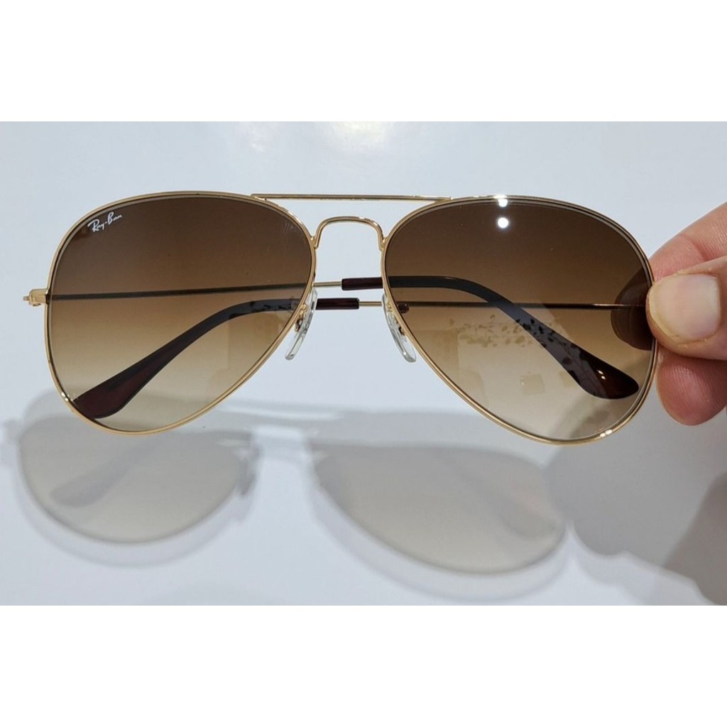 KACAMATA RAY BAN AVIATOR FASHION SPORTY LENSA ASLI KACA DIAMOND HARD POLARIZED ANTI GORES ANTI UV PR