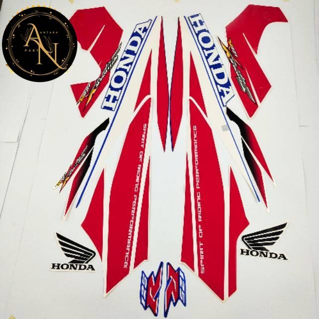 Striping Stiker Polet Sepeda Motor List Lis Let Pleret Warna striping honda supra x 125 r 2006 biru 