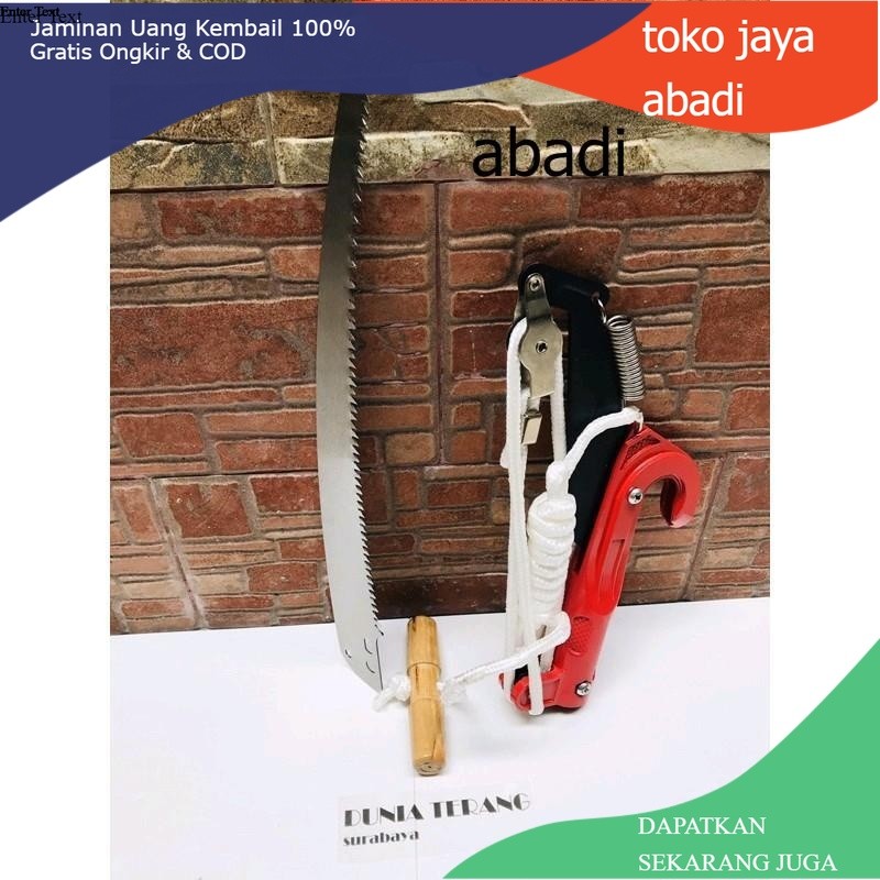 

Gunting Dahan Tali Tarik Multifungsi Gergaji Graji Galah Kopi Tree Pruners - KOALA