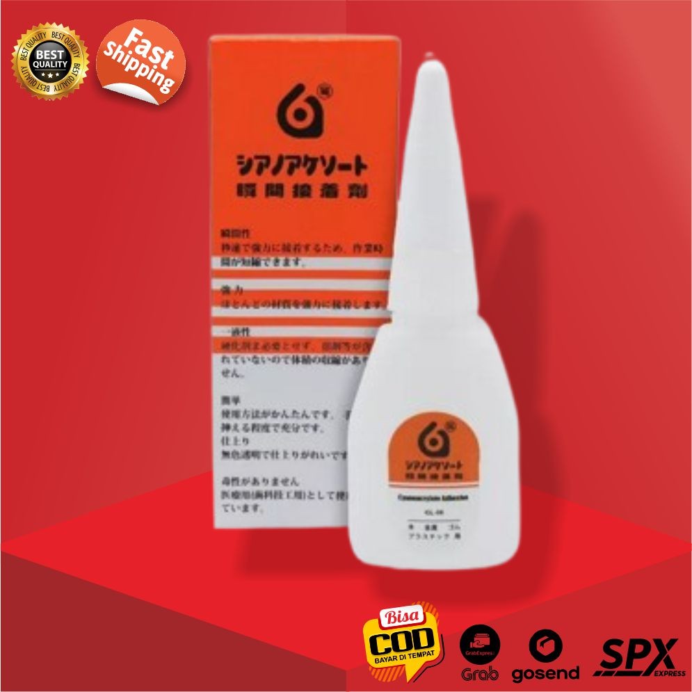

Lem Korea Super Glue Acrylic Akrilik Lem Setan Tetes Cair Meteor Serbaguna Made in Indonesia