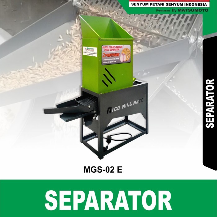 Mesin Pemisah Beras Patah Gabah & Biji Bijian Separator MAHKOTA MGS 02