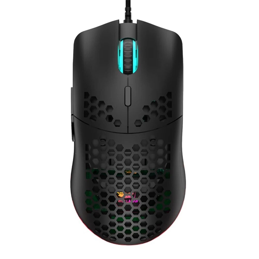 M1 Wired Lightweight Gaming Mouse 69g Ultralight Honeycomb Shell RGB Chroma Backlit 6400 DPI Ergonom