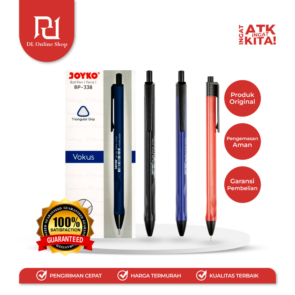 

JOYKO PULPEN BALLPEN BP-338 (1LSN/ 12PCS)