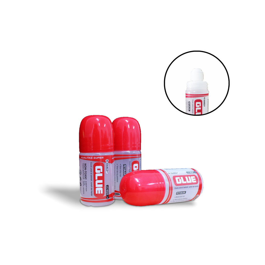 

Squeezy Lem Cair / Liquid Glue 35ml - LC-SQ35